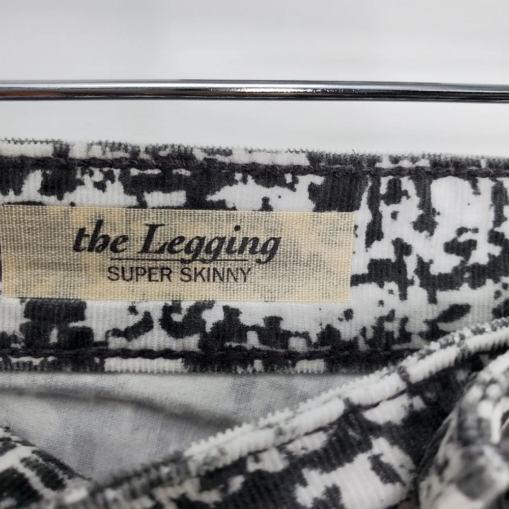 AG Adriano Goldschmied The Legging Super Skinny Jeans White Abstract Print - Picture 8 of 9